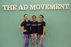 #theADmovement co-founders =, from left to right, Kristin Anderson, Sarah Al Nowais and Abeer Amiri