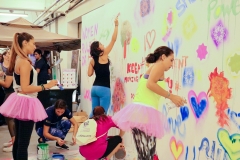Tutus and good vibes with #theADmovement's signature wall