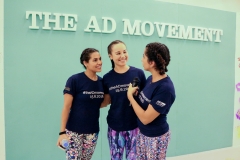 #theADmovement founders: Sarah, Kristen and Abeer (fromleft to right)